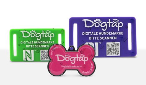 The waterproof adress tag for your dog